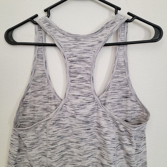 Lululemon Our Sport Tiger Space Dye White Gray Racerback Gorp Gym Workout W1AWFS - Picture 7 of 9